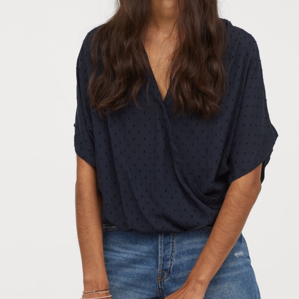 DISO: H&M Wrapover Blouse 16